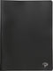 Pergamy showalbum, voor ft A4, met 100 transparante tassen, zwart
