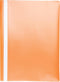 Pergamy snelhechtmap, ft A4, PP, pak van 25 stuks, oranje