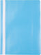 Pergamy snelhechtmap, ft A4, PP, pak van 5 stuks, blauw