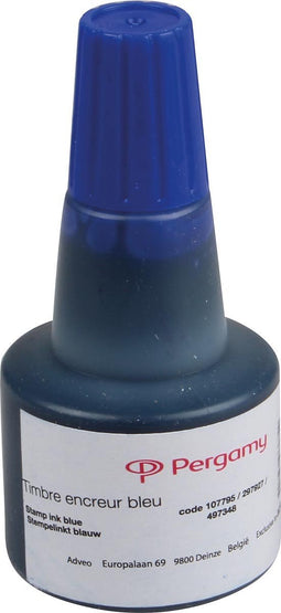 Pergamy STEMPELINKT 28ML BLAUW
