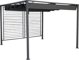Pergola DKD Home Decor Grijs 300 x 300 x 230 cm Staal