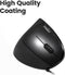 Perixx Perimice 513 Ergonomische muis – Bedraad – Anti slip coating – Verticale muis – Rechtshandig - 1600 DPI