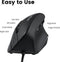 Perixx PERIMICE-515 II Ergonomische muis Rechtshandig USB Type-A Optisch 1600 DPI