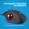 Perixx PERIMICE-517 D Trackball USB Laser Zwart 7 Toetsen 400 dpi, 1000 dpi Ergonomisch, Geïntegreerde trackball
