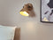 PERIYAR - Wandlamp - Donkere houtkleur - Mangohout