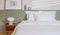 Perkal hoeslaken 140 x 200 (cm) / Pauwblauw