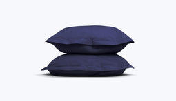 Perkal kussensloop 50 x 70 (cm) x2 / Donkerblauw