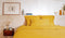 Perkal kussensloop 50 x 70 (cm) x2 / Mosterdgeel