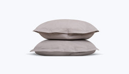 Perkal kussensloop 50 x 70 (cm) x2 / Parelgrijs