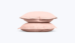 Perkal kussensloop 50 x 70 (cm) x2 / Poederroze