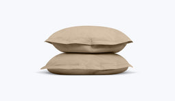 Perkal kussensloop 56 x 36 (cm) x2 / Taupe