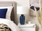 PERLIS - Tafellamp - Blauw - Keramiek