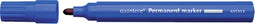 Permanent marker Quantore rond 1-1.5mm blauw - 10 stuks