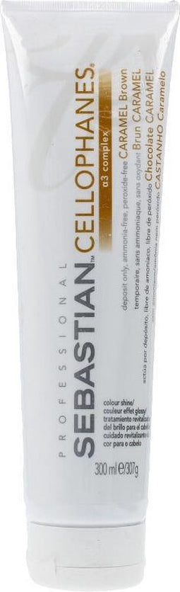 Permanente kleurcrème Cellophanes Sebastian Caramel Brown (300 ml)