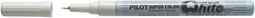 Permanente markeerstift Pilot Wit 0,5 mm (12 Stuks)