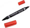 Permanente markeerstift Staedtler Lumocolor 348 Dubbel Rood 10 Stuks