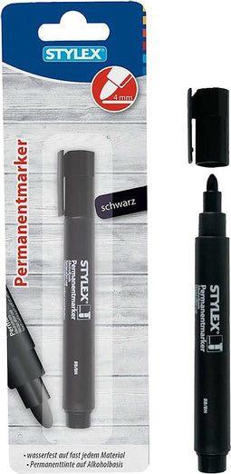 Permanentmarker Zwart - Stylex