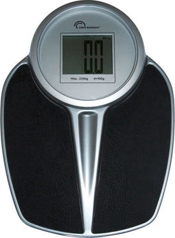 Personenweegschaal - LITTLE BALANCE - 8327 - PRO M 225 - Elektronische weegschaal - 225 kg / 1 kg - Zwart en zilver