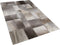 PERVARI - Patchwork vloerkleed - Bruin - 140 x 200 cm - Koeienhuid