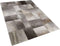 PERVARI - Patchwork vloerkleed - Grijs - 160 x 230 cm - Koeienhuid