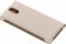 Nokia 3.1 - Slim Flip Cover - Kunstleder met pashouder - Beige
