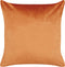 SERGIPE - Sierkussen set van 2 - Oranje - 45 x 45 cm - Fluweel