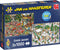 Jan van Haasteren - Puzzel - Kerstdiner & Kerstbomenmarkt - 2x1000 stukjes (2 stuks)