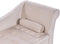 PESSAC - Chaise longue - Beige - Rechterzijde - Fluweel