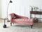 PESSAC - Chaise longue - Roze - Linkszijdig - Fluweel
