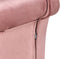 PESSAC - Chaise longue - Roze - Rechterzijde - Fluweel