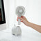 Pet Fan - Mobiele Ventilator - Vaste- en Handventilator - 3 Standen - Blauwgrijs