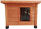 @Pet Kattenhok - Kattenhuis - voor Buiten - 57x45x43cm hout bruin