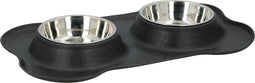 Pet Treatment Voerbakken voor Huisdier met Plateau - Etensbak - Hond - RVS - Large
