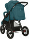 vidaXL - Kinderwagen - staal - groen