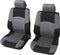 Petex 24271518 Classic Autostoelhoes 17-delig Polyester Zwart, Grijs Bestuurder, Passagier