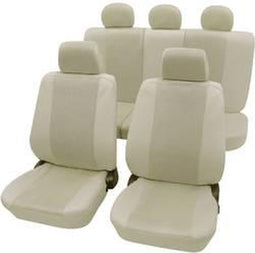 Petex 26174809 Sydney Autostoelhoes 11-delig Polyester Beige Bestuurder, Passagier, Achterbank