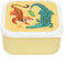 Petit Monkey Snackdozen + Drinkfles Upside Down Animals/Glitter Back to School set - Groen