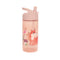 Petit Monkey Snackdozen + Drinkfles Woodland Back to School set - Stone Blue/Pink