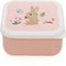 Petit Monkey Snackdozen + Drinkfles Woodland/Glitter Back to School set - Stone Blue/Dusty Aqua