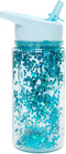 Petit Monkey Snackdozen + Drinkfles Woodland/Glitter Back to School set - Stone Blue/Dusty Aqua