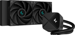 DeepCool LS520S ZERO DARK - All-in-One Waterkoeling - 240mm Radiator - 2x 120mm Ventilatoren