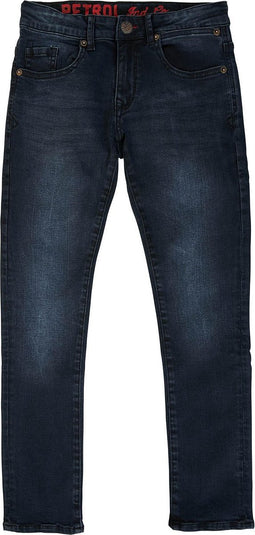 Petrol Industries - Boys Seaham Slim Fit Jeans - Zwart/Blauw - Maat 92
