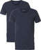Petrol Industries - Heren 2-pack Basic T-shirts Ronde Hals - Blauw - Maat XS