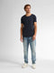Petrol Industries - Heren 2-pack Basic T-shirts Ronde Hals - Blauw - Maat XS
