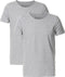 Petrol Industries - Heren 2-pack Basic T-shirts Ronde Hals - Grijs - Maat XS