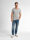 Petrol Industries - Heren 2-pack Basic T-shirts Ronde Hals - Grijs - Maat XS