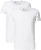 Petrol Industries - Heren 2-pack Basic T-shirts Ronde Hals - Wit - Maat L