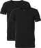 Petrol Industries - Heren 2-pack Basic T-shirts Ronde Hals - Zwart - Maat XL