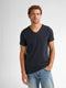 Petrol Industries - Heren 2-pack Basic T-shirts V-Hals - Blauw - Maat XS