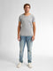 Petrol Industries - Heren 2-pack Basic T-shirts V-Hals - Grijs - Maat XS